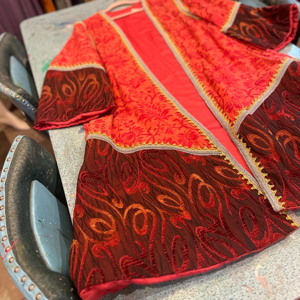 Vintage Tapestry Duster Jacket